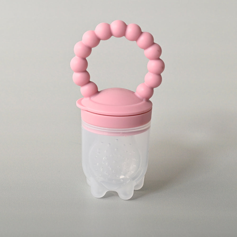 Tiny Orchard Baby Silicone Food Feeder - PINK
